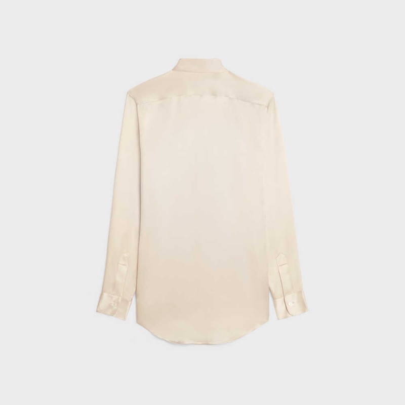 Off White Celine romy in satin silk Shirts | CL-592813