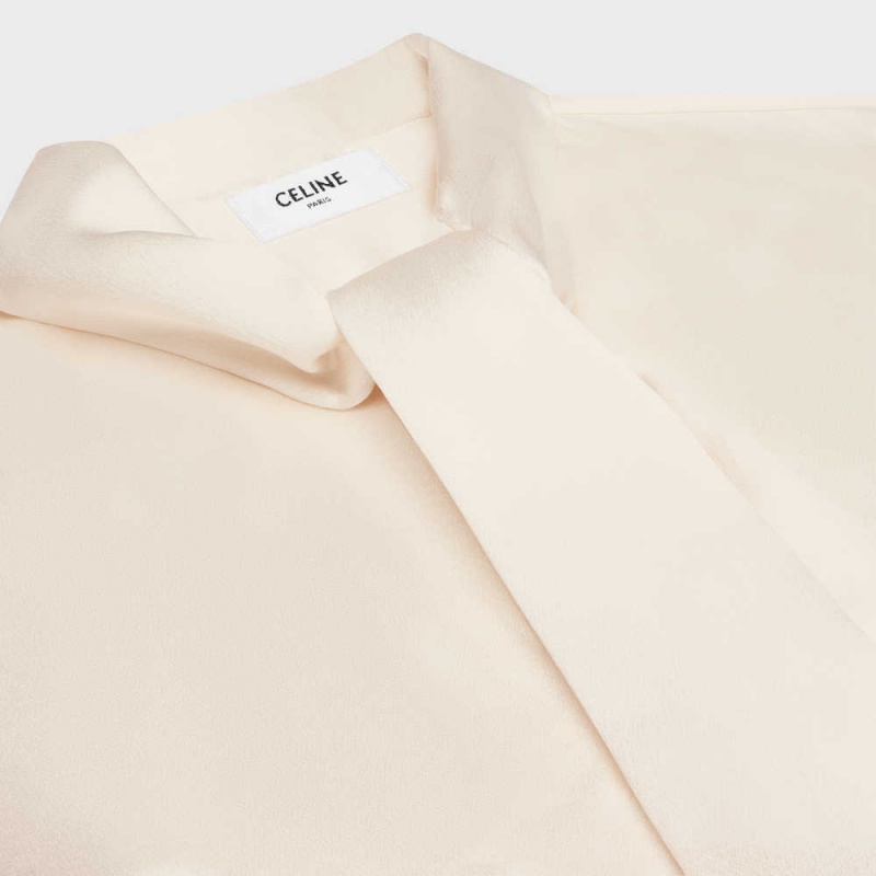 Off White Celine romy in satin silk Shirts | CL-592813