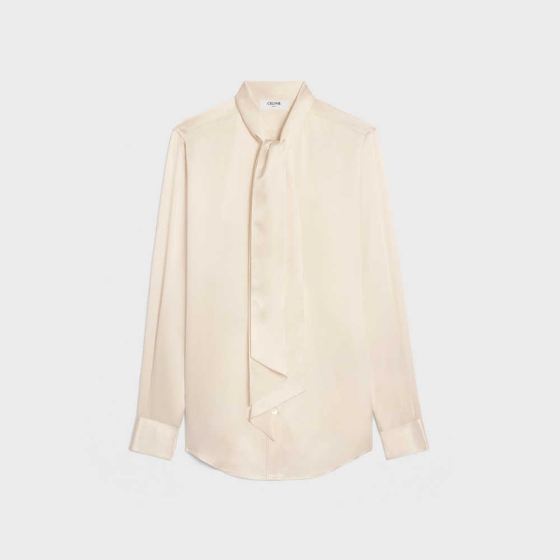 Off White Celine romy in satin silk Shirts | CL-592813