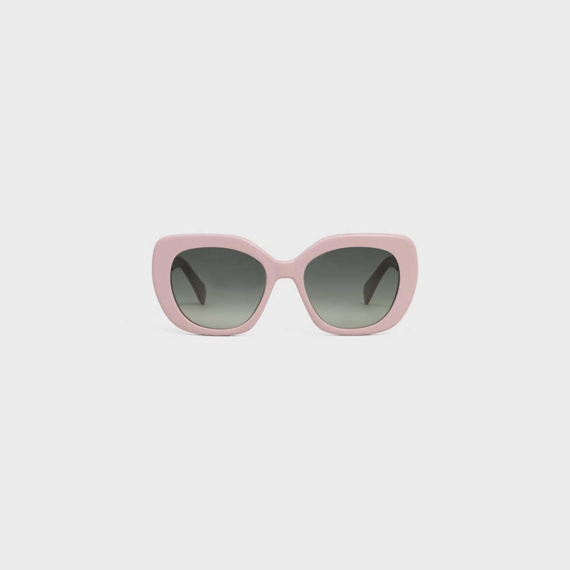 Pastel Pink Celine Triomphe 06 in Acetate Sunglasses | CL-592385