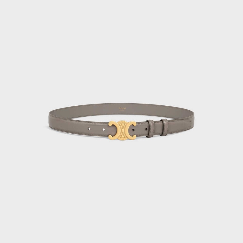 Pebble Celine Medium Triomphe in Taurillon Leather Belts | CL-592458