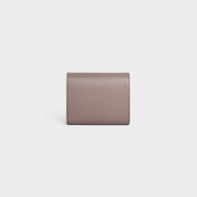 Pebble Celine Small TRIOMPHE in Shiny calfskin Wallets | CL-592970