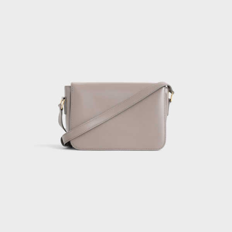 Pebble Celine Teen Bag in shiny calfskin Triomphe | CL-593199