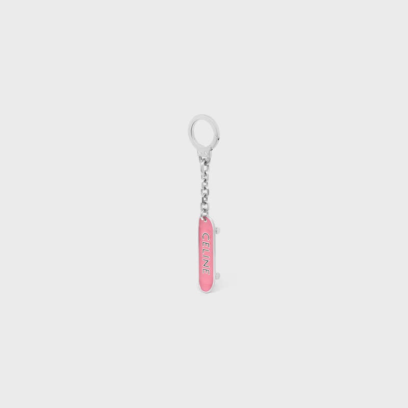 Pink Celine SKATEBOARD CHARM in Brass and Enamel Lifestyle | CL-591686