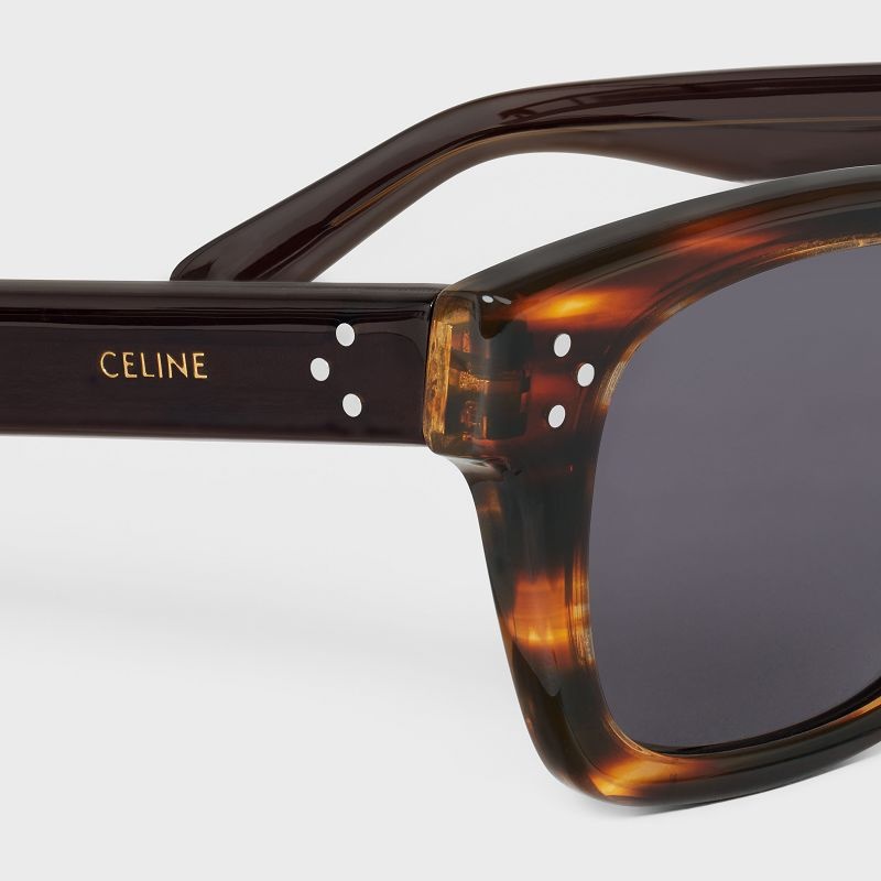 Striped Havana Celine Frame 41 in Acetate Sunglasses | CL-591741