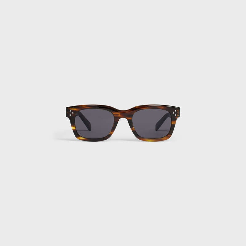 Striped Havana Celine Frame 41 in Acetate Sunglasses | CL-591741