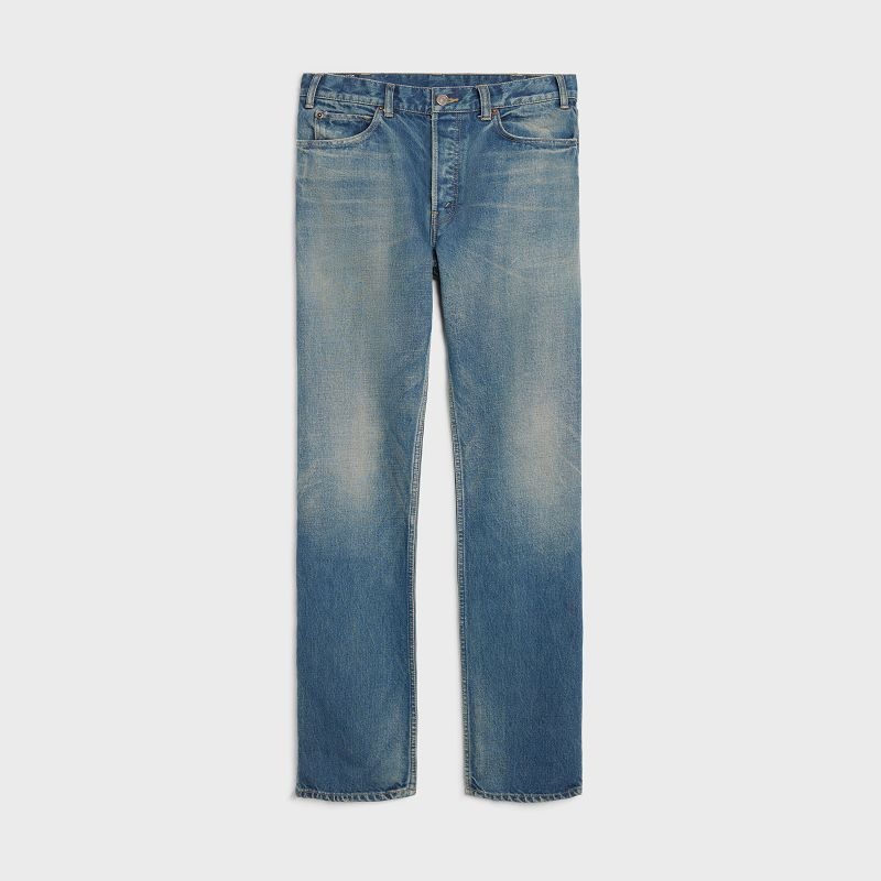 TRAIL WASH Celine kurt jeans in trail wash denim Pants | CL-592049