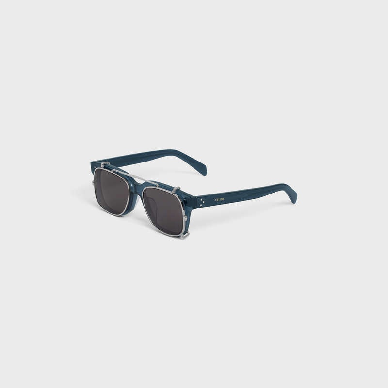 Transparent Blue Celine Frame 51 in Acetate with Metal Sunglasses | CL-591733