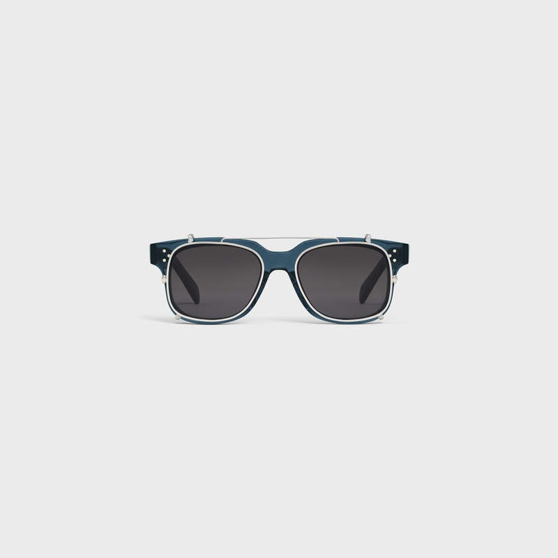 Transparent Blue Celine Frame 51 in Acetate with Metal Sunglasses | CL-591733