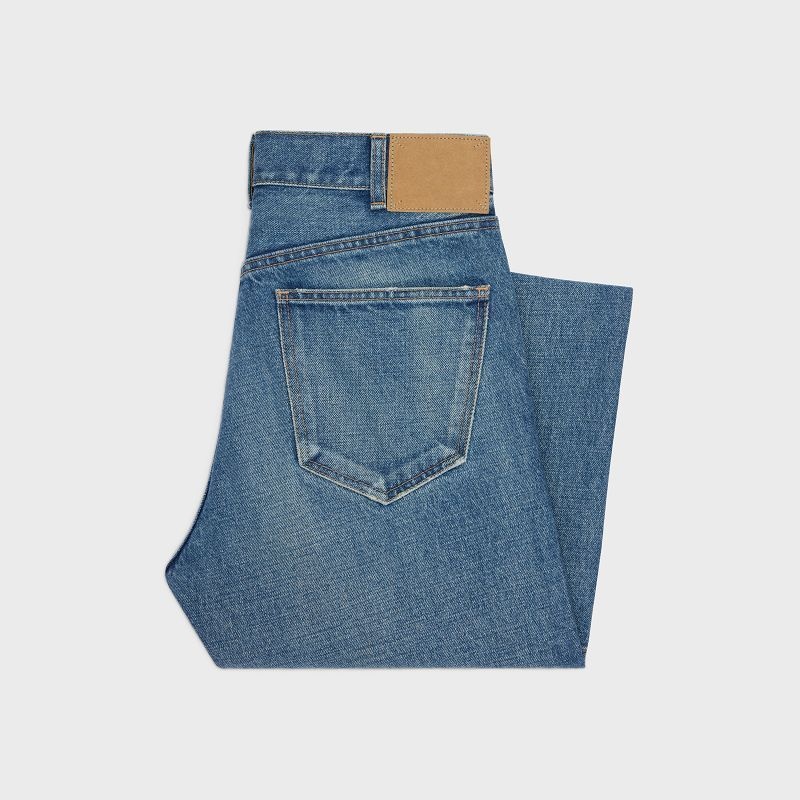 UNION WASH Celine KURT JEANS IN UNION WASH DENIM Pants | CL-592050