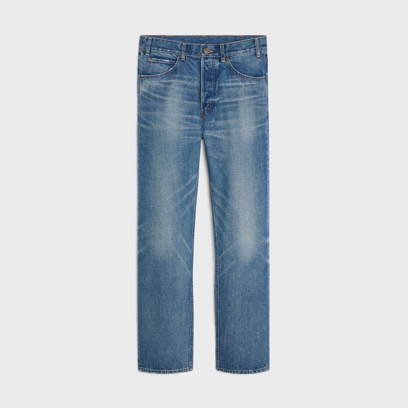 UNION WASH Celine KURT JEANS IN UNION WASH DENIM Pants | CL-592050