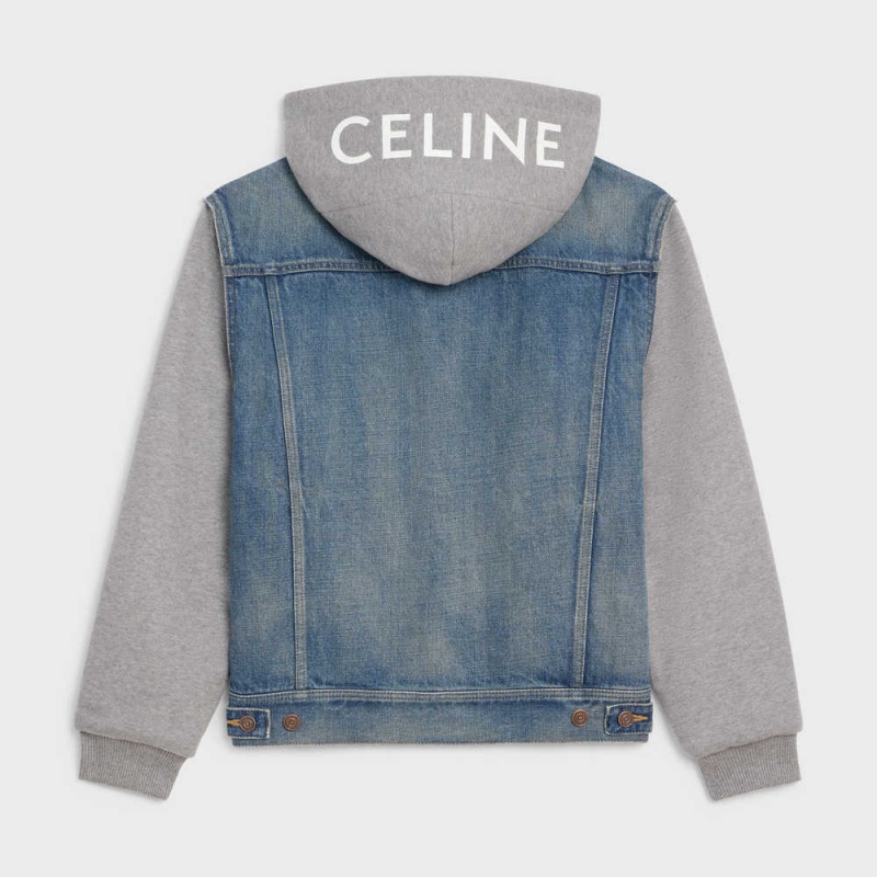 UNION WASH Celine TRUCKER IN UNION WASH DENIM Jackets | CL-592687