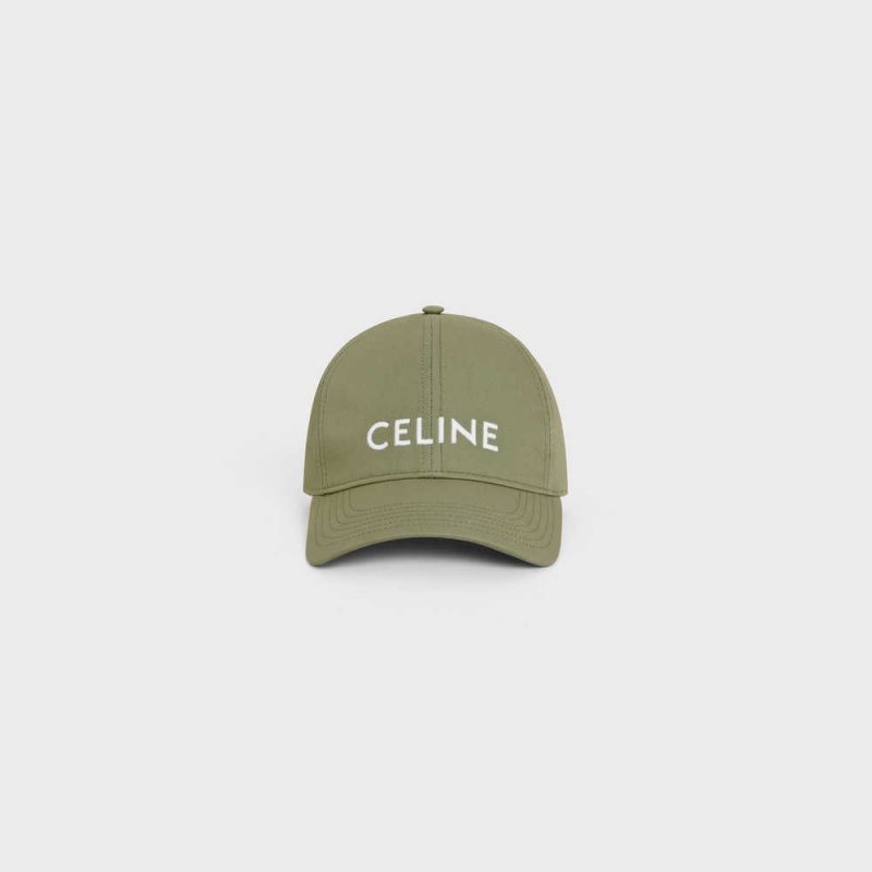 VERT GRISE Celine BASEBALL IN COTTON Cap | CL-592364