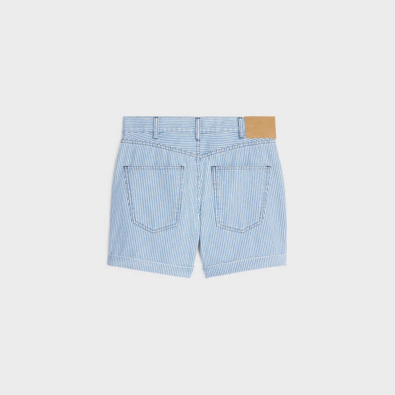 WAVE WASH Celine suzanne in cotton hickory Shorts | CL-592745