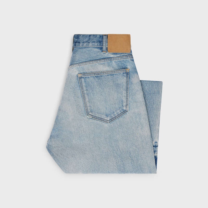 WESTSIDE WASH DESTROYED Celine wesley jeans in westside wash denim Pants | CL-592053