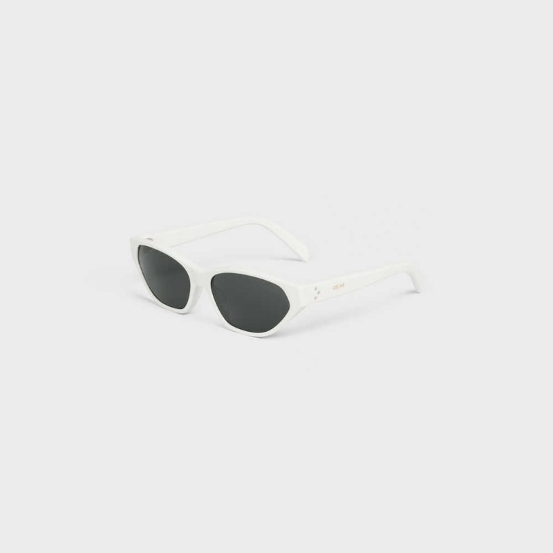 White Celine Cat Eye S251 in Acetate Sunglasses | CL-592431