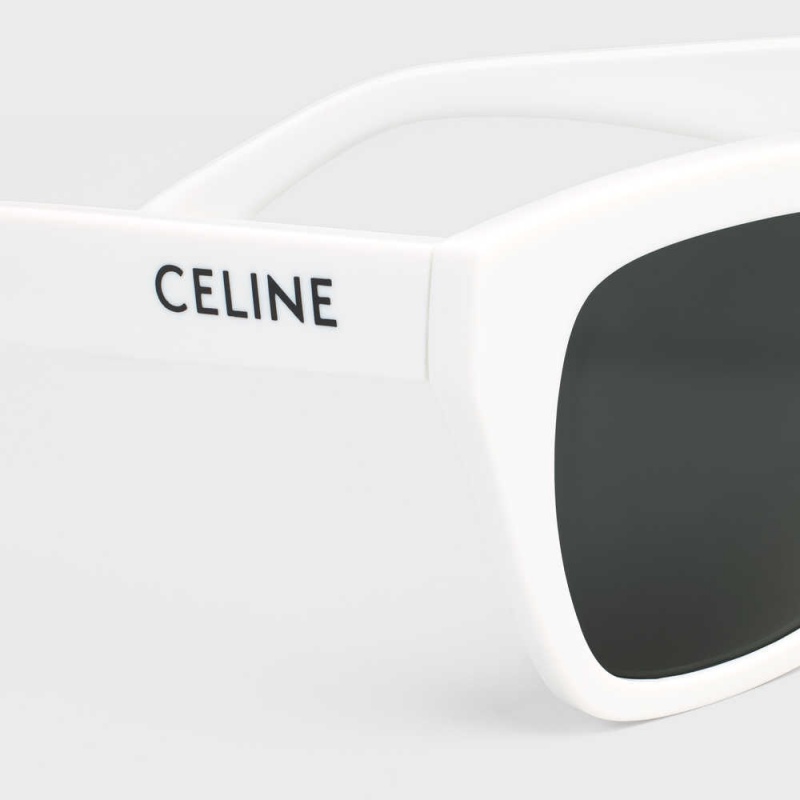 White Celine Monochroms 03 in Acetate Sunglasses | CL-592420