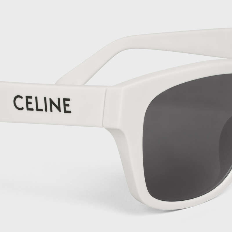 White Celine Monochroms 05 in Acetate Sunglasses | CL-591748