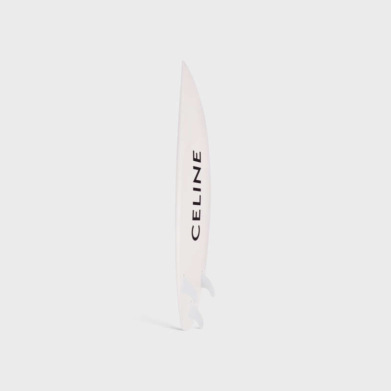 White / Black Celine SHORTBOARD with celine BLACK LOGO IN RESIN AND FIBERGLASS Lifestyle | CL-591681