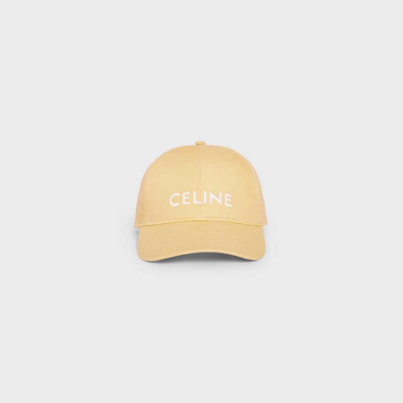 Yellow Celine BASEBALL IN COTTON Cap | CL-592365